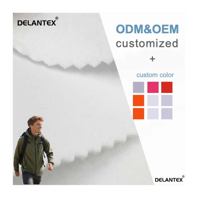 Delantex Outdoor Work Wear Uniform Soft Shell Waterproof Windproof Polar Fleece Waterproof Fabric Work Interchange Jacket Fabric