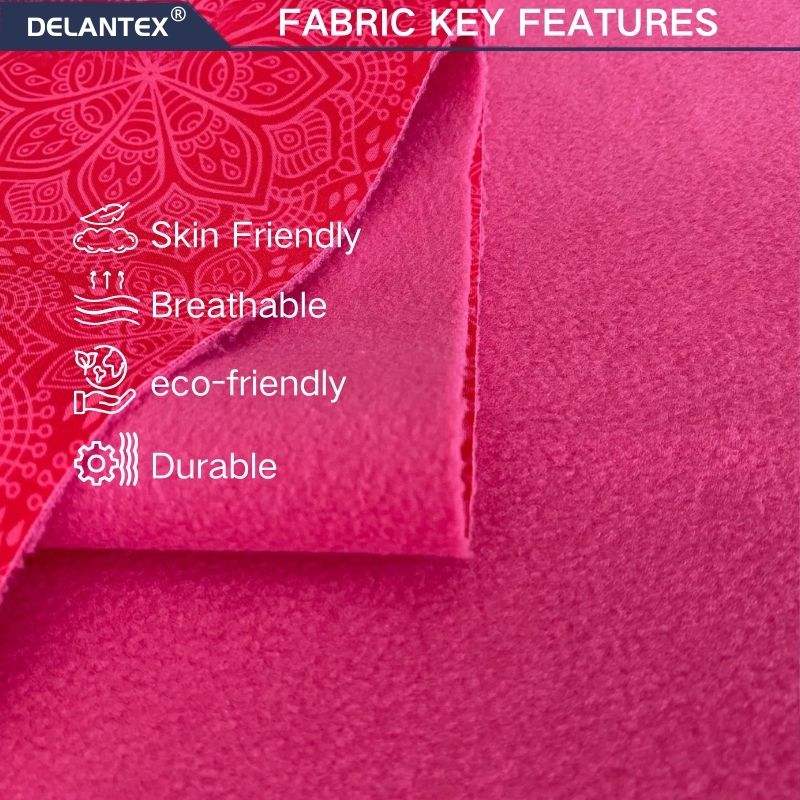 Delantex Hot Sale 3-Layer Waterproof Yarn-Dyed Four Way Stretch Bonded TPU Polar Fabric for Outdoor Jackets and Garments