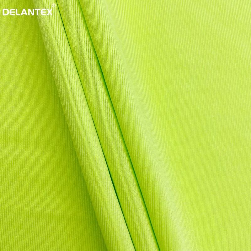Delantex Fluorescent Green Dry Fit Semi-gloss Stretch Fabric for Beautiful Swimsuit