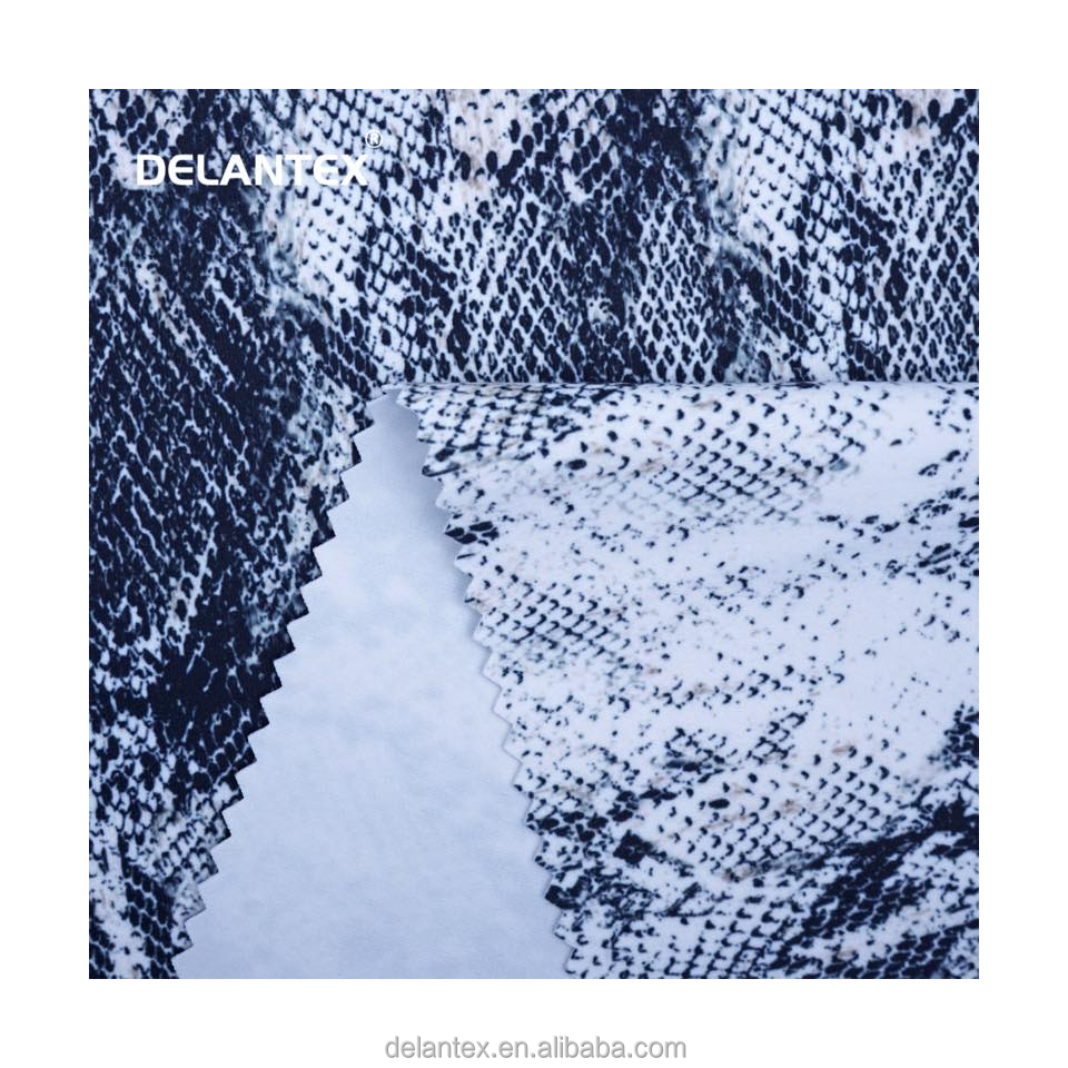 Custom 4 Way Stretch Breathable Quick-Dry Poly Elastane Fabric Plain Style for Sport & Swimwear