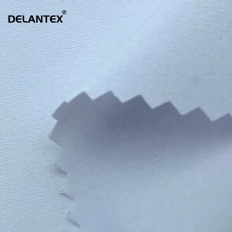 Delantex 95% Polyester 5%Spandex Bleached 100D Four-way Stretch White Fabric for Sublimation