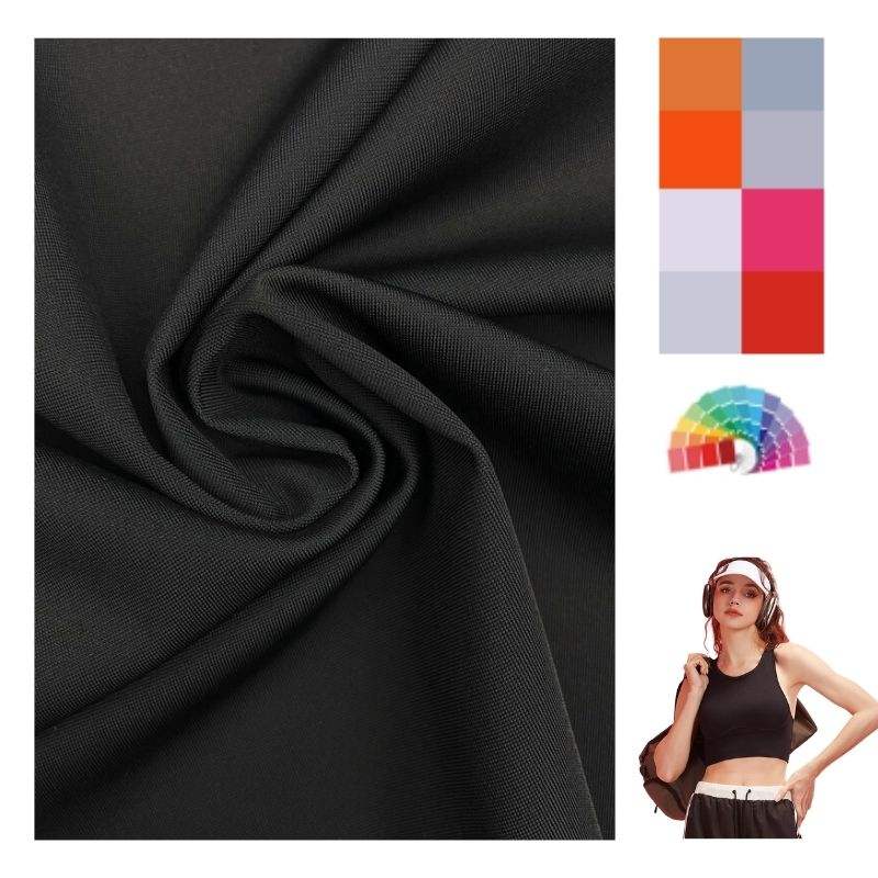 Delantex 77%nylon 23%spandex Biflex Stretch Fabric Lightweight Yoga Fabric With Factory Price