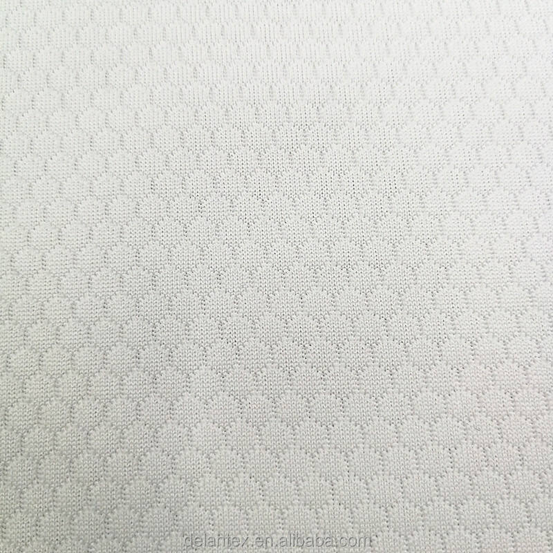 Delantex Footer Polyester Jacquard Fabric 145GSM 160cm