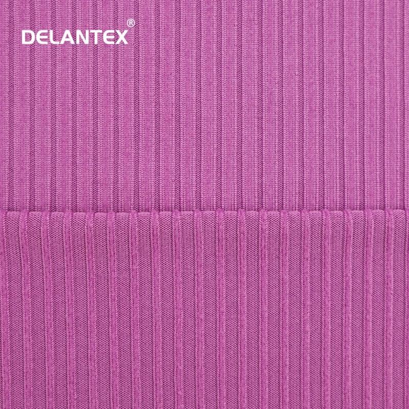 100% Polyester Garment Knitted Stretchy Spandex Jersey RIB Fabric 150GSM-200GSM for Lining Outdoor Sleepwear OEM Available