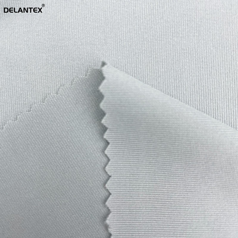 Delantex Sweatshirt Fabric 215GSM 90%recycled Polyester 10%spandex Breathable Wicking Fabric for T-shirt Free Sample