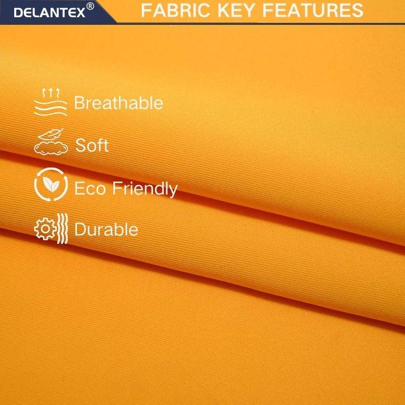 Delantex Scuba Fabric Spandex Fabric 95% Polyester 5%Spandex Elastic Scuba air Layer scuba Fabric for SportsWear