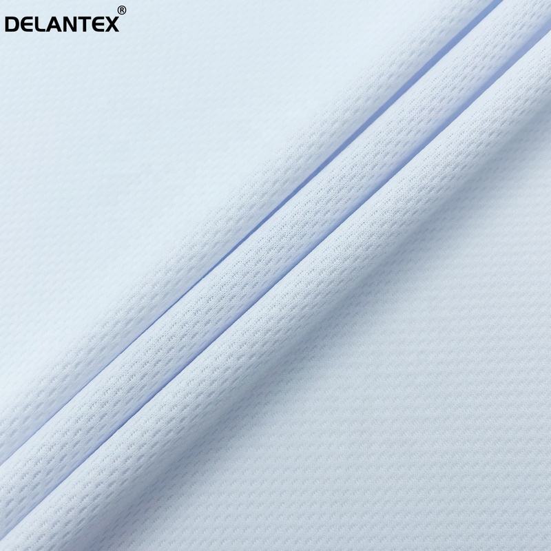75/72 White Polyester Mesh Fabric Breathable and Lightweight Stretch Plain Dyed for Outdoor Use Lining & Diapers for Girls