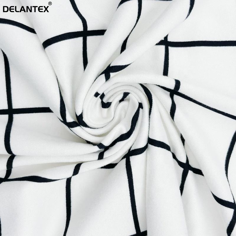 Customized Designed 95polyester 5spandex Dty Brushed Jersey Fabric for Cloth Printing