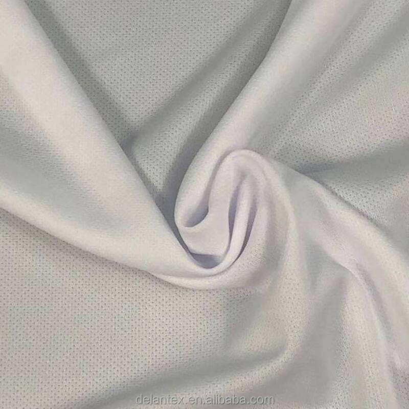 Delantex 100% Polyester Mesh Sports Fabric Nika 145 145GSM 160cm Sublimation Fabric