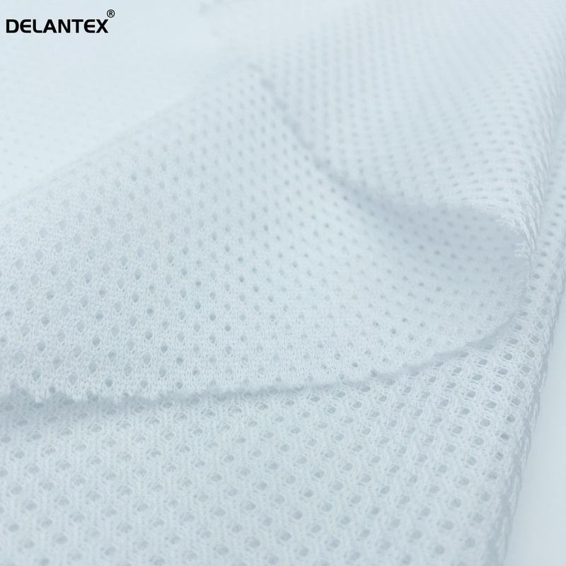 Wholesale 75D/36F White Holes Polyester Bird Eye Mesh Fabric for Lining