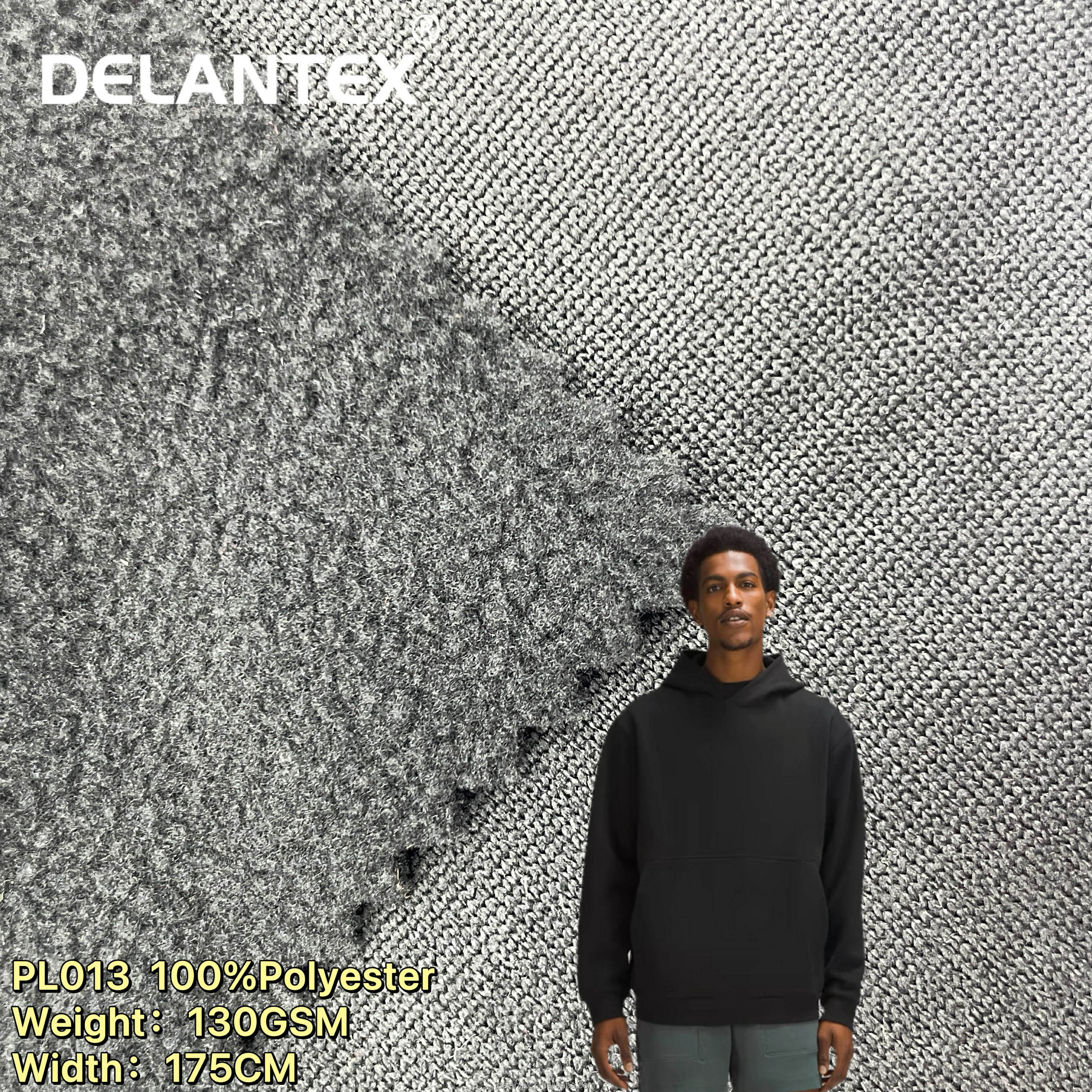 Delantex 100D/144F 130GSM Polar Fleece Fabric with High Quality for Mens Fleece Vest