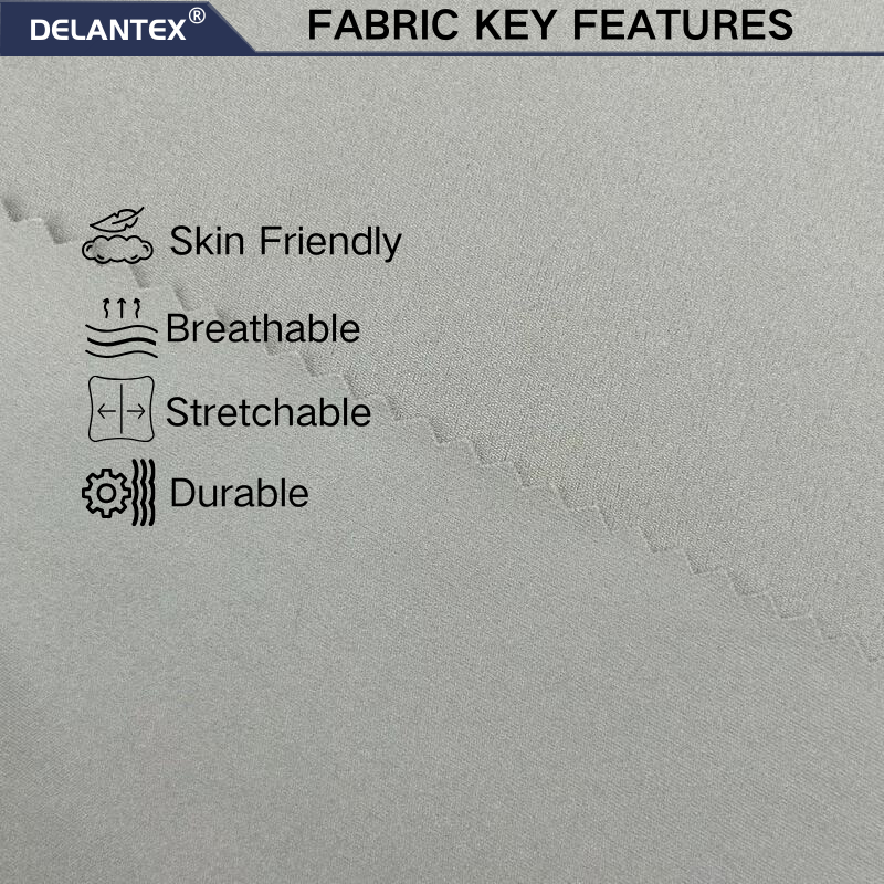 Delantex High-quality Yoga Fabric Resistant to Pilling 160cm 220gsm