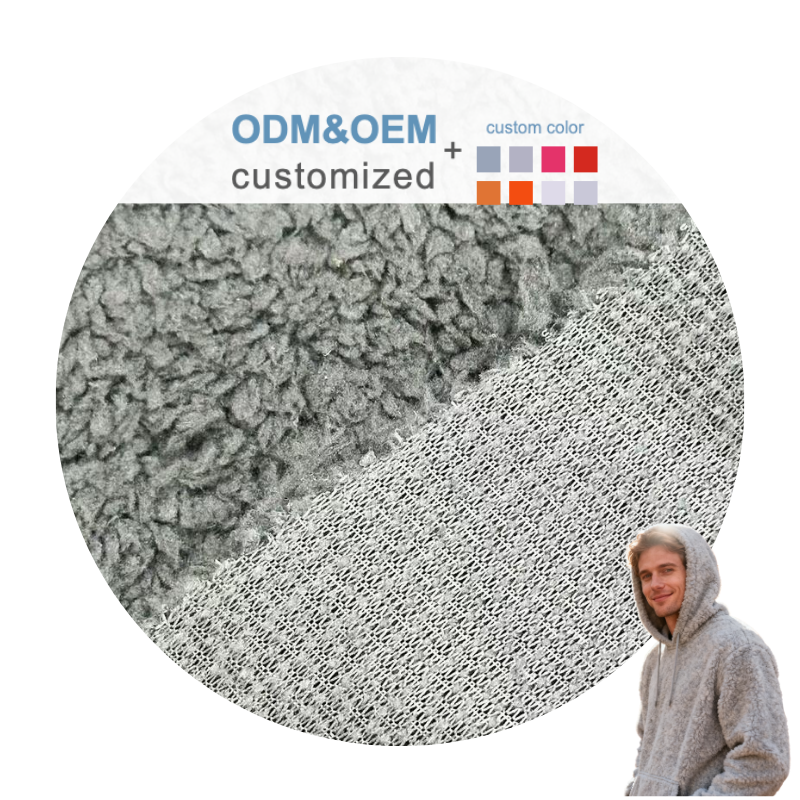 Delantex 100%polyester Double Brush Single Shake Polar Fabric 170cm 220gsm