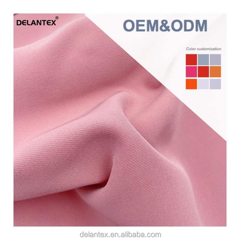 Delantex Manufacture Garment 290-300GSM Fabric PD Double Layer Four Way Stretch Fabric