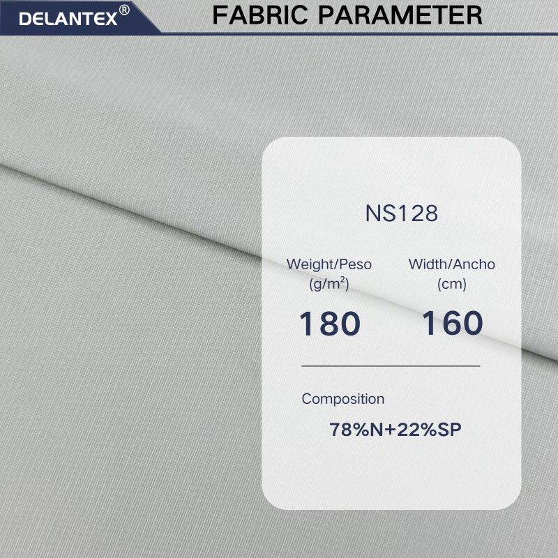 Delantex 180gsm 160cm Nylon Spandex Fabric 4 Way Stretch