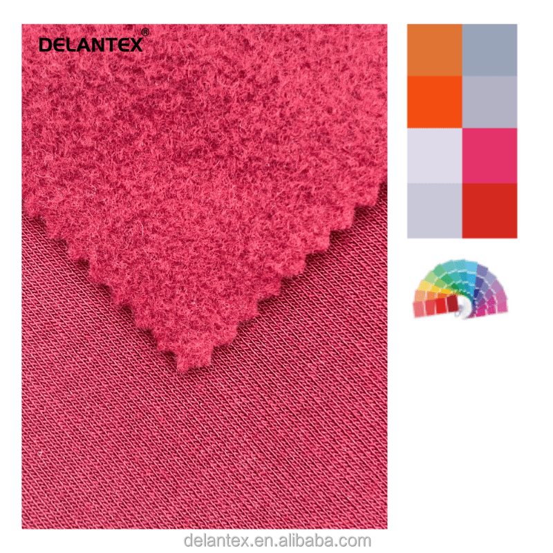 Delantex High Quality Knitted Anti Pill Polar Fleece Cotton Fabric Manufacturer