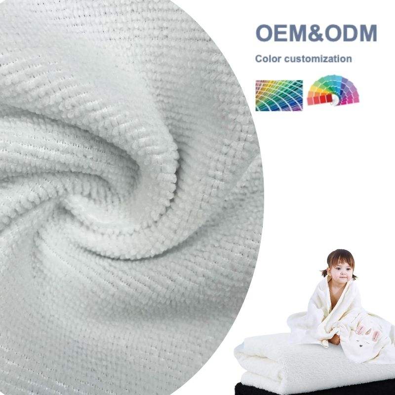 Delantex Super Soft Warp Knitting Terry Towelling Fabric