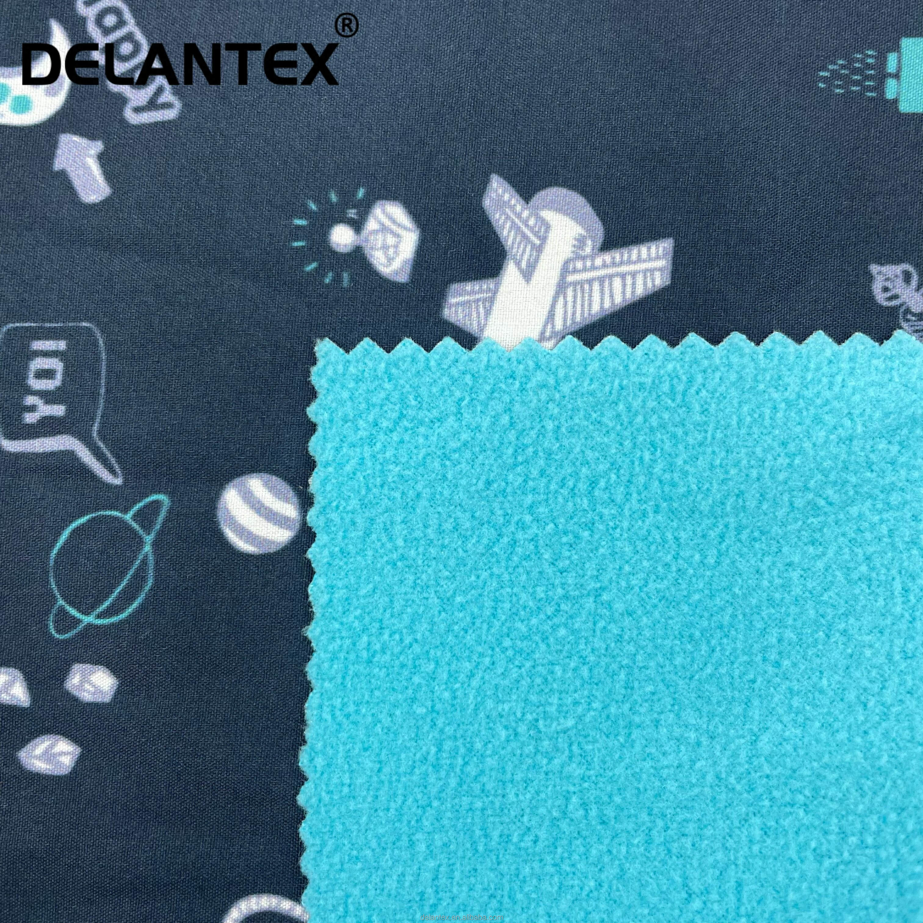 Delantex Customize Design Digital Printed Softshell Polar Fleece Fabric