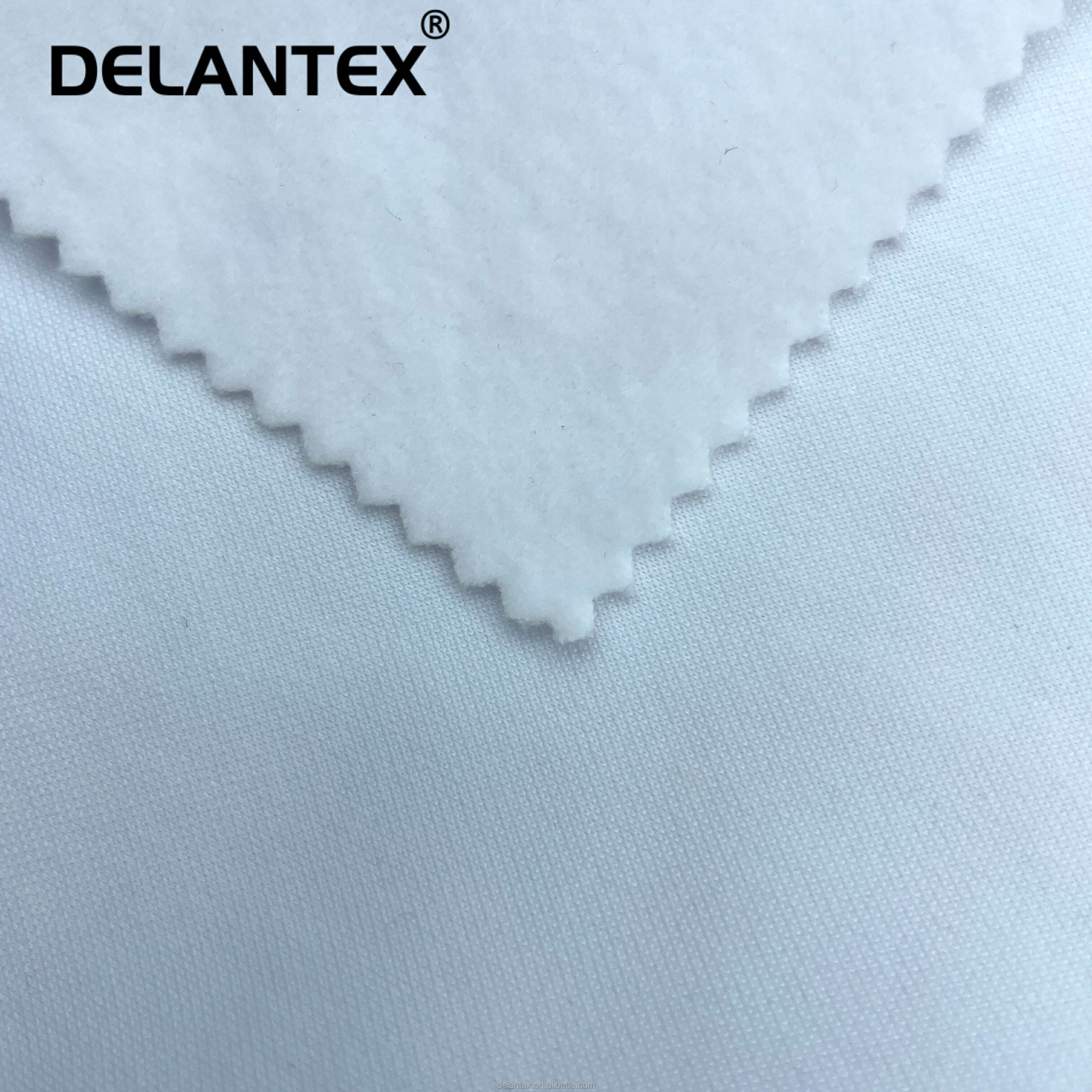 Delantex Single Side Brushed One Sided Plaid Polar Fleece Fabric for Sale