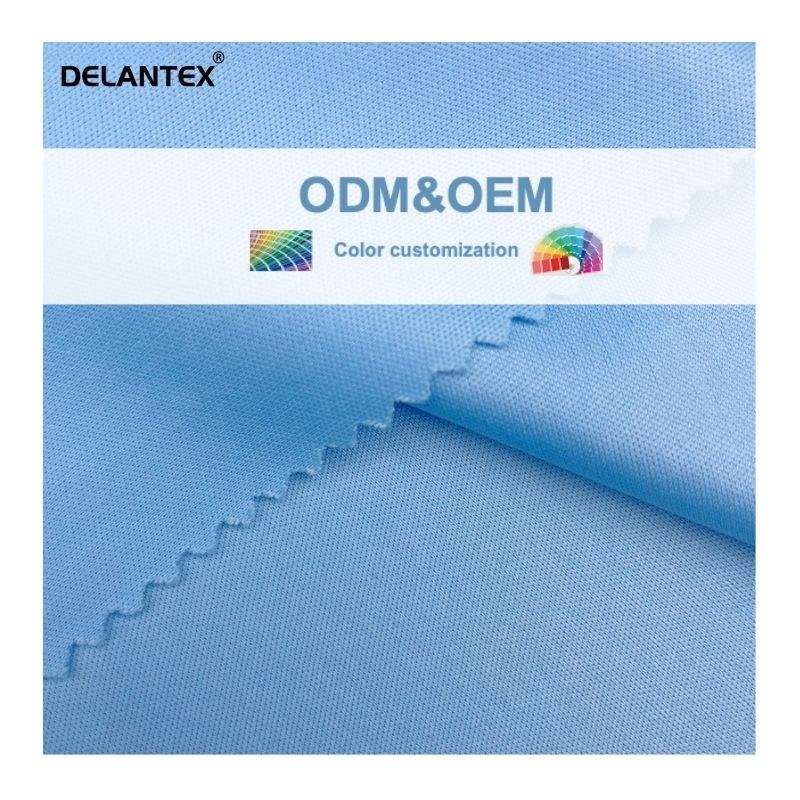 Delantex Wholesale Interlock Knit Fabric for Sport T-shirt Production Free Sample