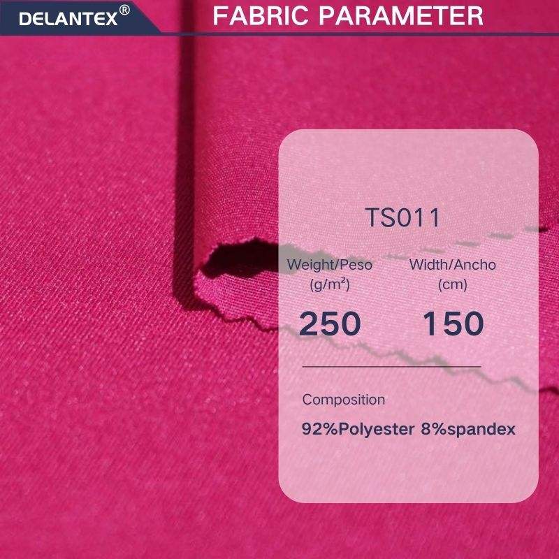 Delantex Quick Dry Spandex Fabric for Yoga Pants Fabric Breathable and Plain Style Yoga Wear Material for Swimwear