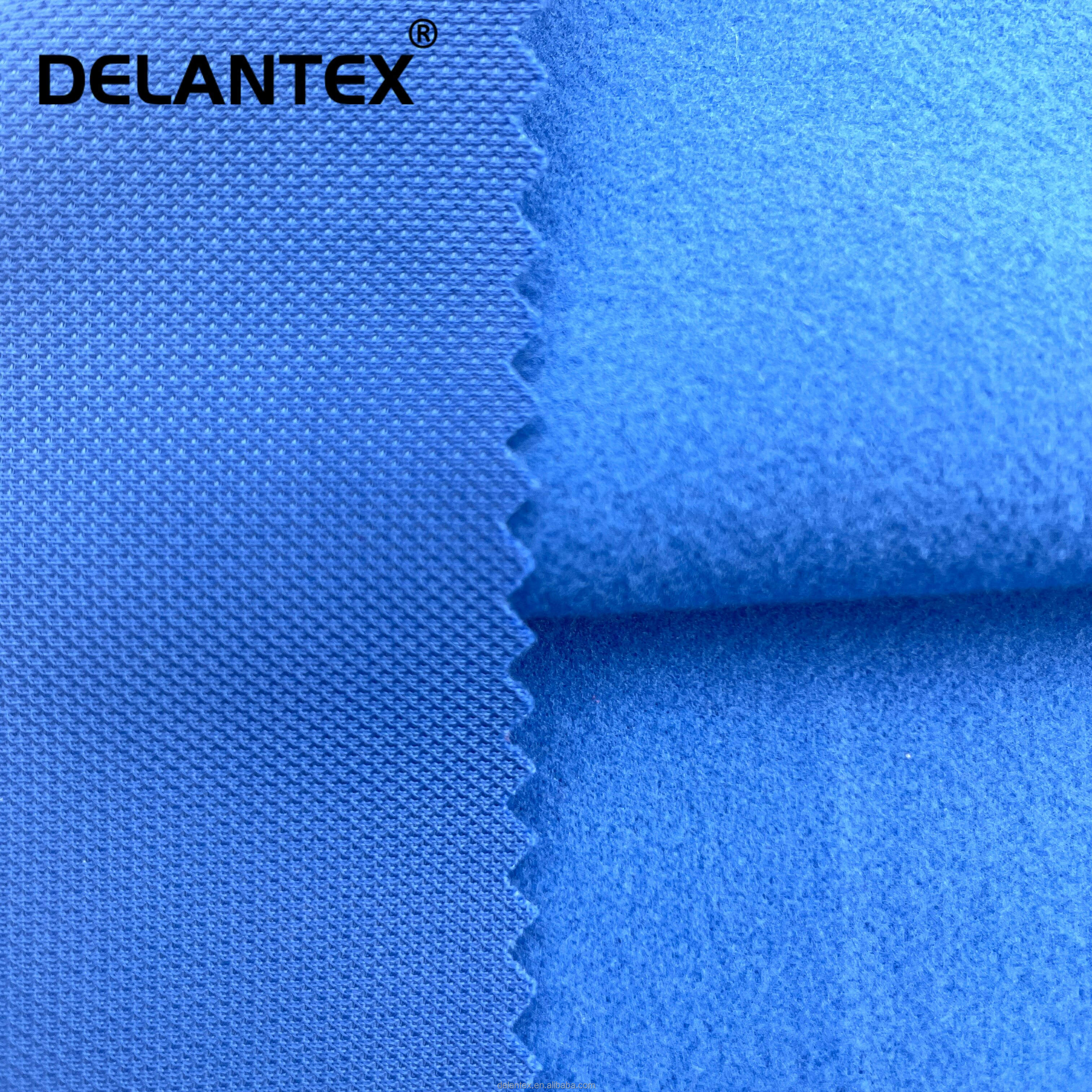 Delantex Anti-static with High Quality Super Poly Mesh Fleece Fabric for Garment
