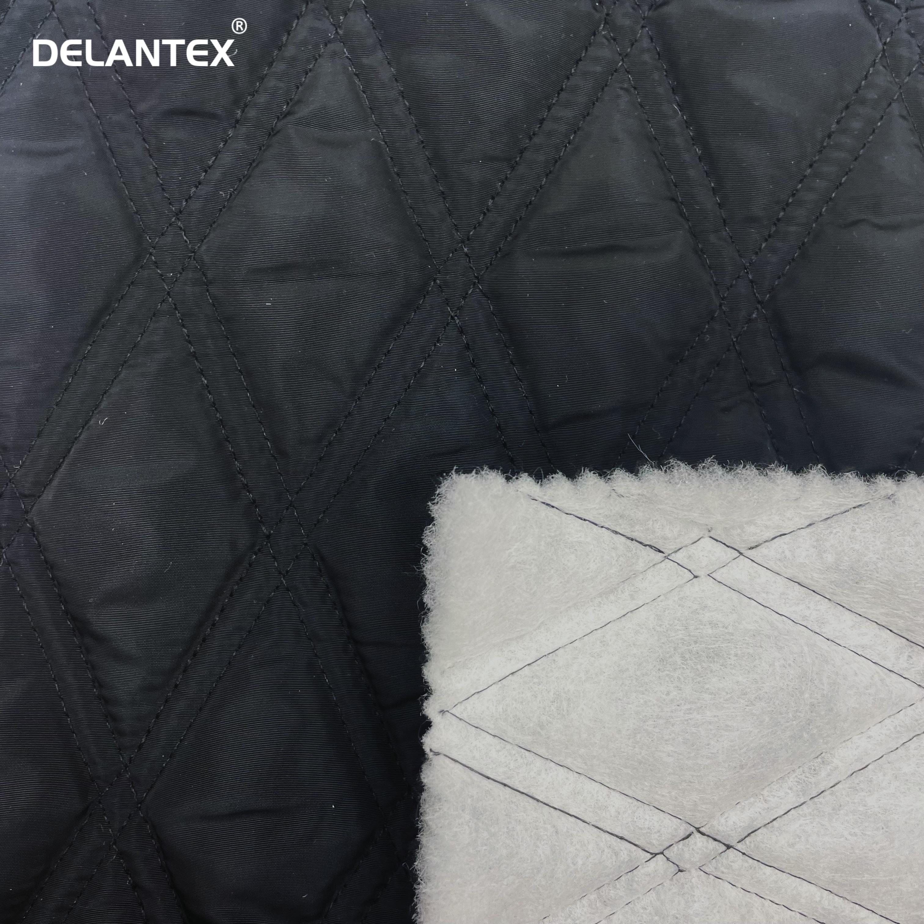Delantex Good Price and Good Selling 100 Polyester 2 Layers Quilting Fabric for Down Jacket