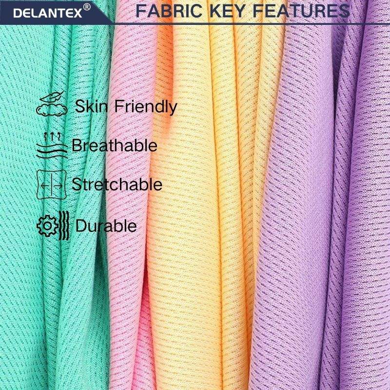 Delantex 150gsm Bird Eye Sports Suit 100% Polyester Fabric for Basketball Soccer Suits