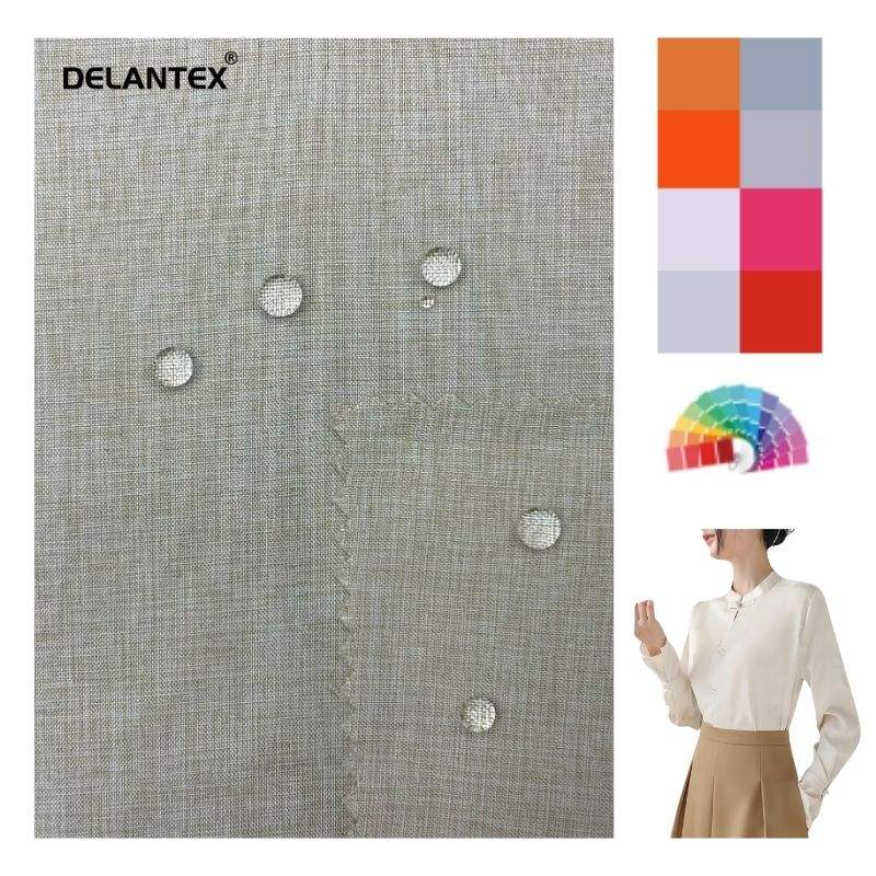 Delantex Manufacture Encryption Waterproof Snow Pear Spinning Plain Weave Fabric