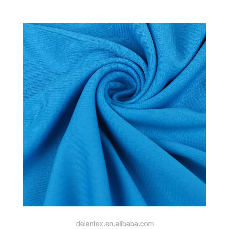 Delantex 100% Polyester Interlock Knitted Fabric for T Shirt Garment Lining