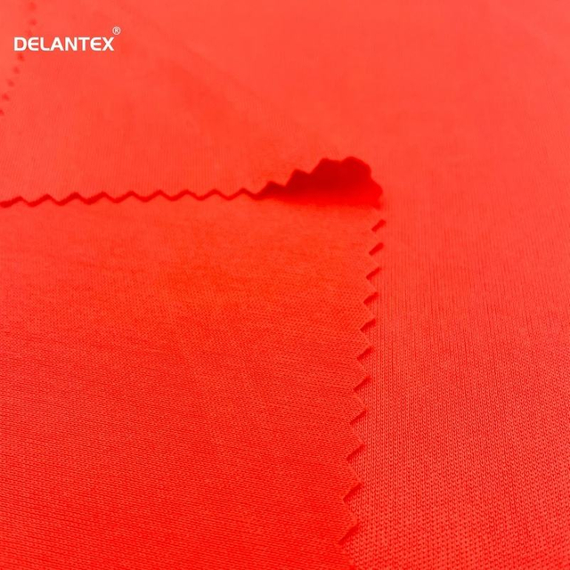 Delantex Good Price Stretchable Super Soft 100 Percent Breathable Fabric Polyester Interlock Jersey Fabric Free Sample