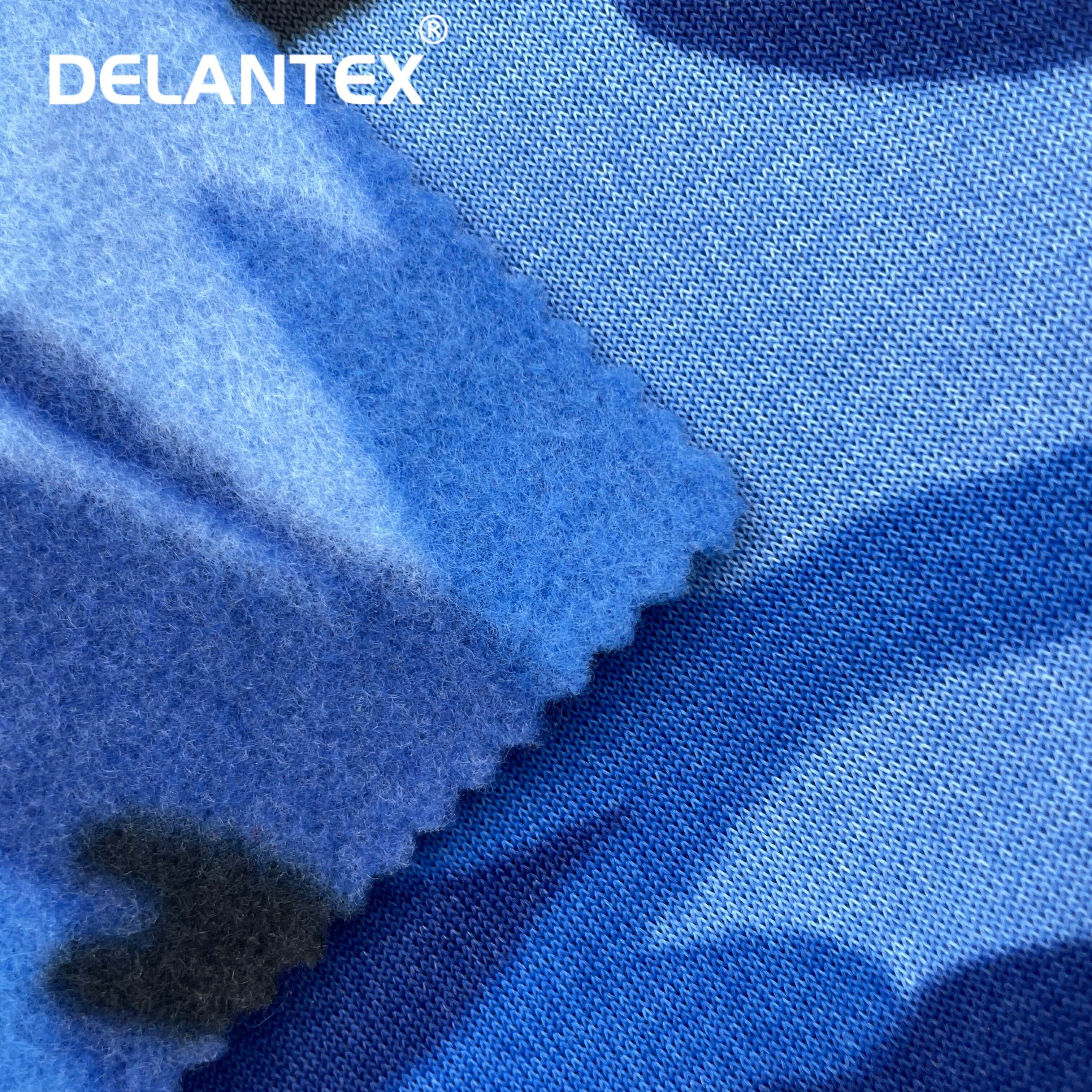 Delantex Custom Hot Selling Anti-pilling DTY Micro Polar Fleece Fabric for Clothing