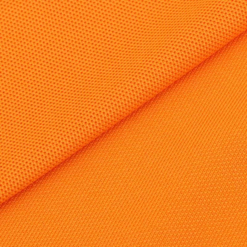 100% Polyester Knitted Sportswear Swiss Pique Fabric Polo Shirt Breathable French Pique Interlock Polo Mesh Fabric Free Sample