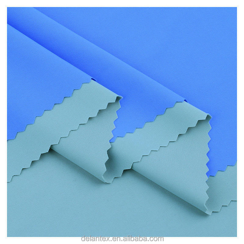Delantex Lulu Stretch Fabric 76 Nylon 24 Spandex Fabric for Sports Yoga Material Free Sample