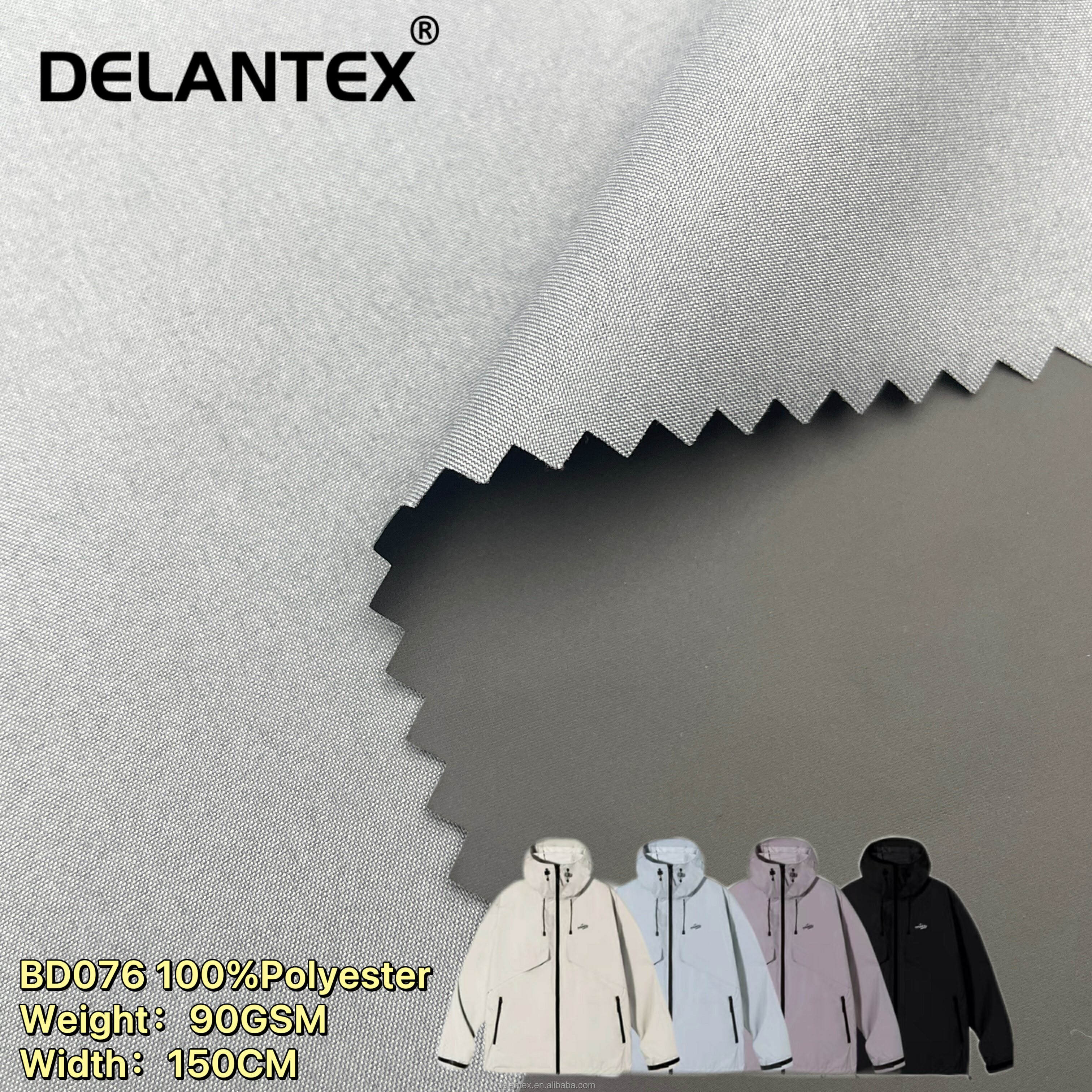 Wholesale 100% Polyester Waterproof Pongee Fabric Breathable TPU Membrane Coated Softshell for Outdoor Use for Girls Free Sample