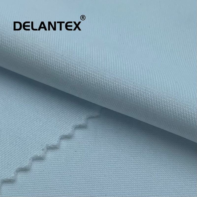 Delantex 75D/72F High Quality 95Polyester 5Spandex Scuba Fabric White Fabric Sublimation Polyester Fabric Sport Free Sample