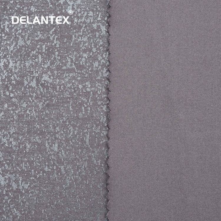Delantex Lulu 4-Way Stretch Pullover Fabric Athletic Sportswear Swimwear Suitable Made Polyester Spandex Textile Free Sample