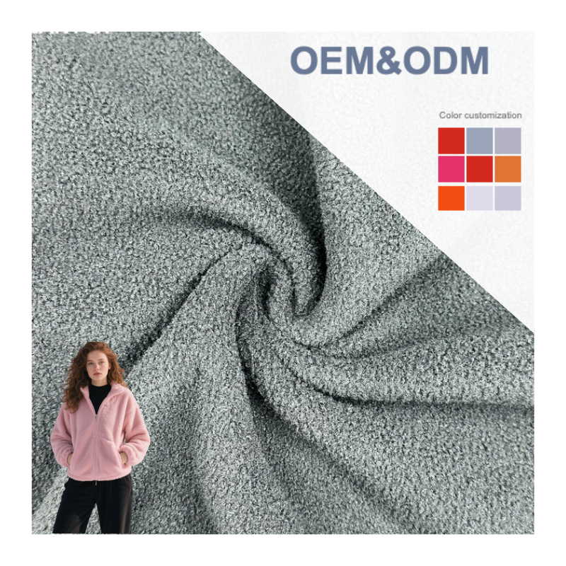 Delantex Chinese Manufacturer Direct Sales of 170cm 280gsm Fleece Fabric for Door Width, Weight, and Thermal Insulation Jacket