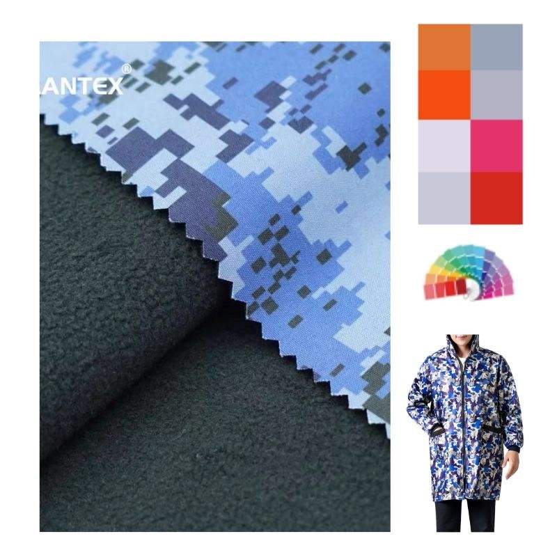 Delantex Brand New 100% Polyester Polar Fleece Fabric Composite Softshell Waterproof Breathable for Outdoor Use Low Price