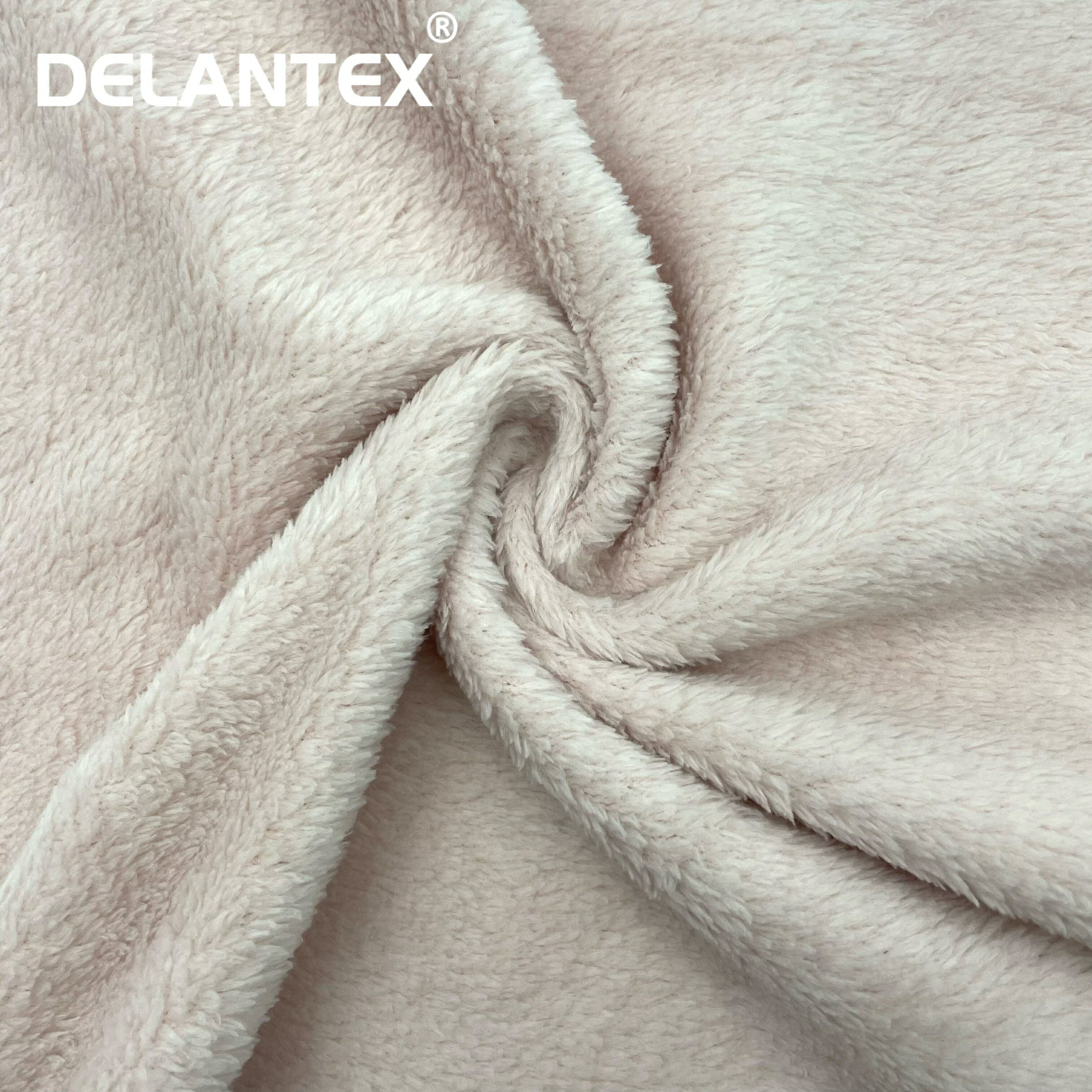 Knitted Garment 220GSM 230GSM 240GSM 250GSM 260GSM Blanket Fabric Polyester Coral Fleece Free Sample