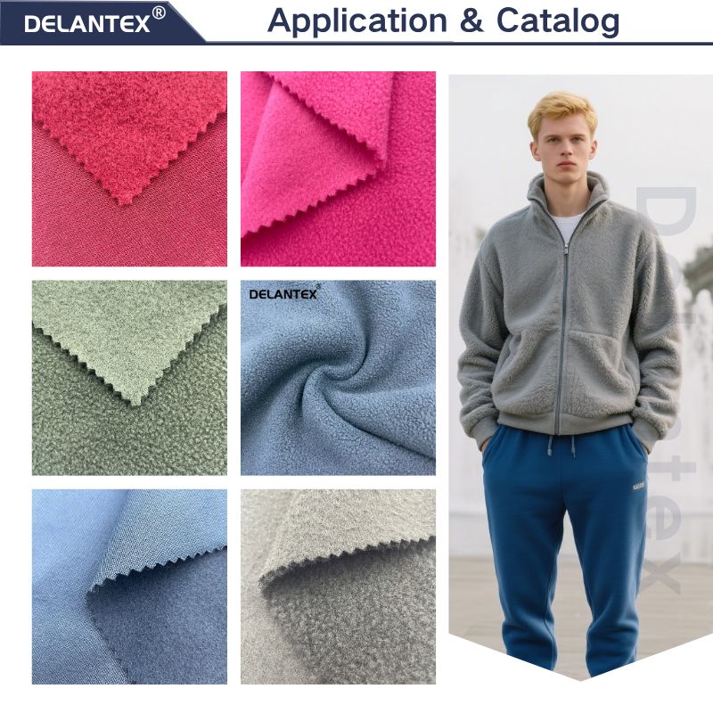 Delantex the Preferred Fabric for Winter Outdoor Sports Is Fleece, Which Is Comfortable, Soft, Wear-resistant, and Windproof