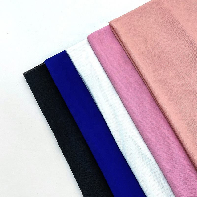 Delantex 90GSM Stretch Mesh Fabric 92 Polyamide 8 Elastane Nylon Spandex Fabric for Underwear Free Sample