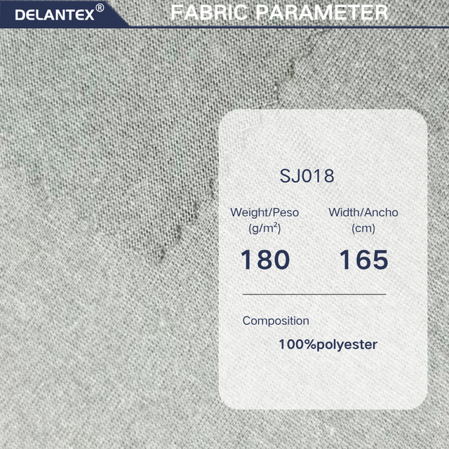 Delantex Single Sided 100% Polyester Fabric Soft Black Breathable with a Little Knitting Elasticity 165cm 180gsm
