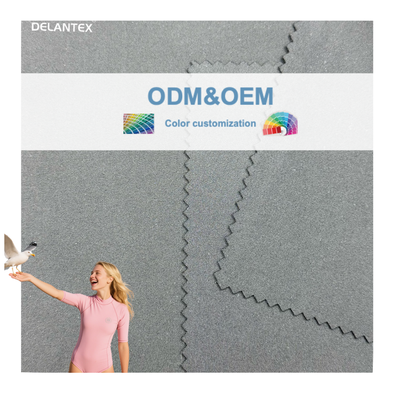 Delantex Black Yoga Swimming Fabric 155cm Door Width Breathable Quick Drying Summer Sports Hot Fabric