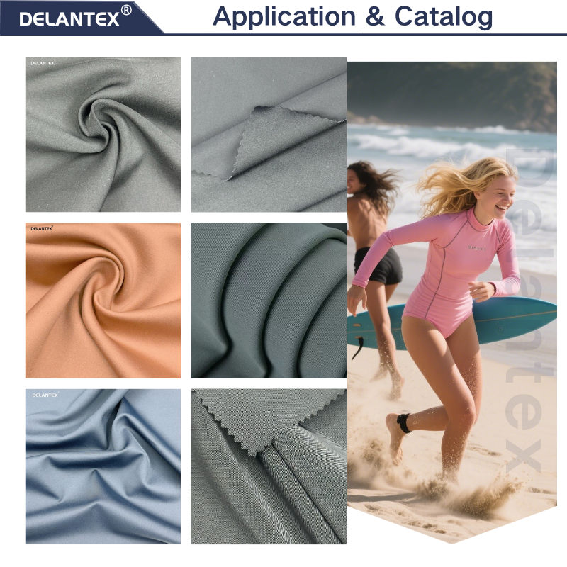Delantex Black Yoga Swimming Fabric 155cm Door Width Breathable Quick Drying Summer Sports Hot Fabric