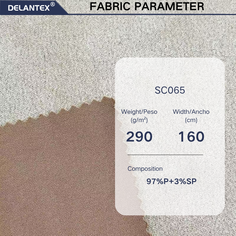 Delantex a Fabric Suitable for Various Scenarios, Student School Uniforms, Various Jackets, 160cm, 190gsm Suede scuba Fabric