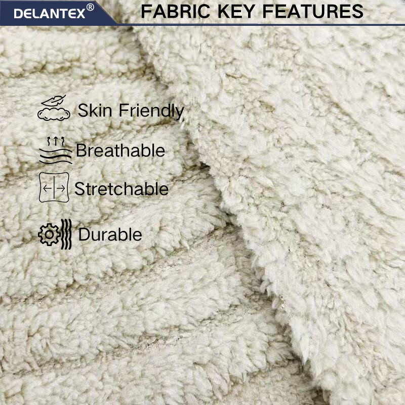 Delantex Thick Flannel Fabric Can Be Used to Make Blankets and Pajamas, with a Width of 200gsm205cm and a Weight of