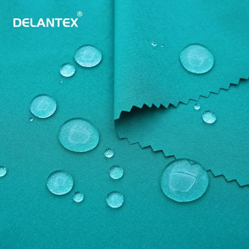 Delantex Medical Uniform Twill Polyester Rayon Spandex Fabric for Scrubs Free Sample