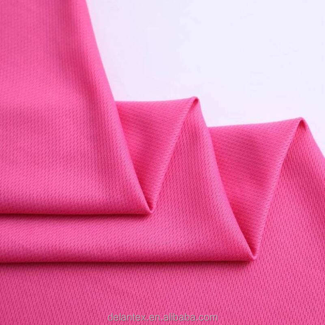 Delantex Dri-Fit Micro Pique Fabric Bird Eye Mesh Fabric Free Sample