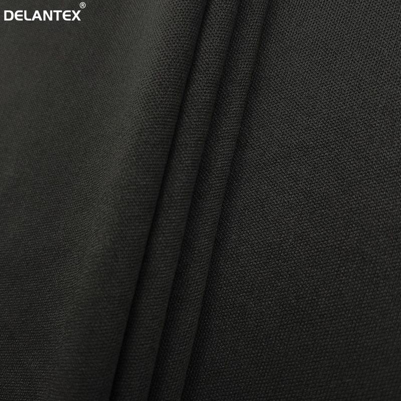 Skin Friendly Interlock Black 100 Polyester Interlock Fabric for Garment Free Sample